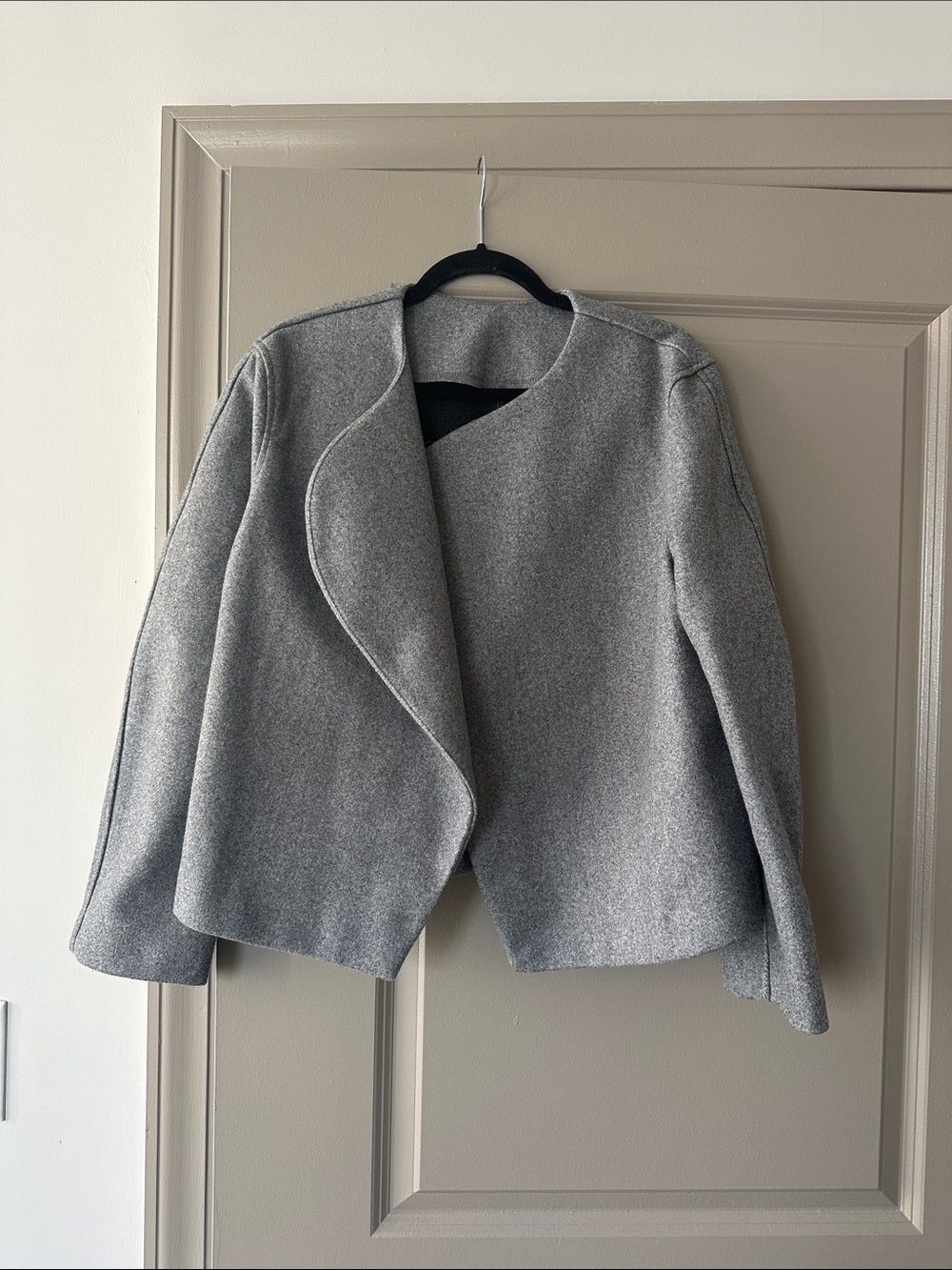 H&M Gray Women's Open-Front Jacket